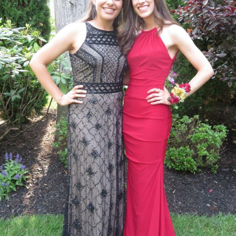 Red gown